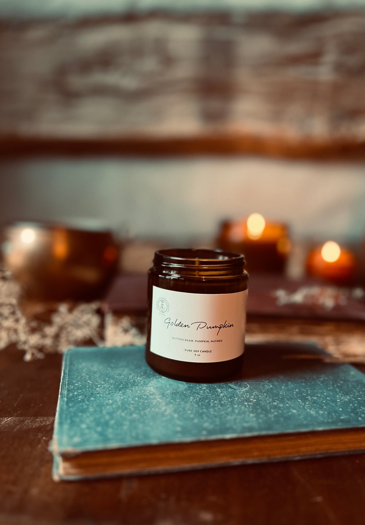 Golden Pumpkin Soy Candle