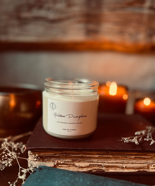 Golden Pumpkin Soy Candle