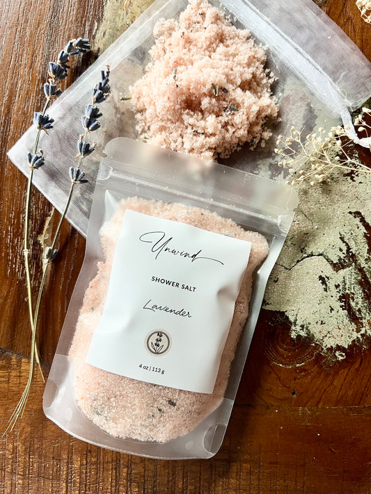 Lavender Shower Steamer Salt