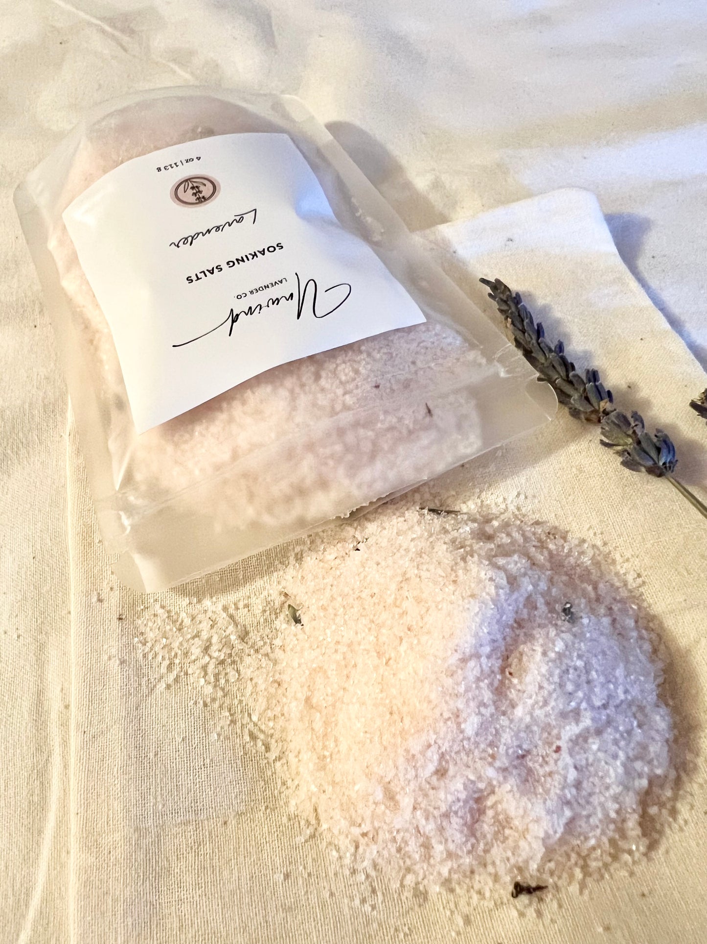 Lavender Soaking Salts | 4 oz