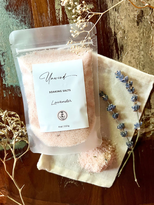 Lavender Soaking Salts