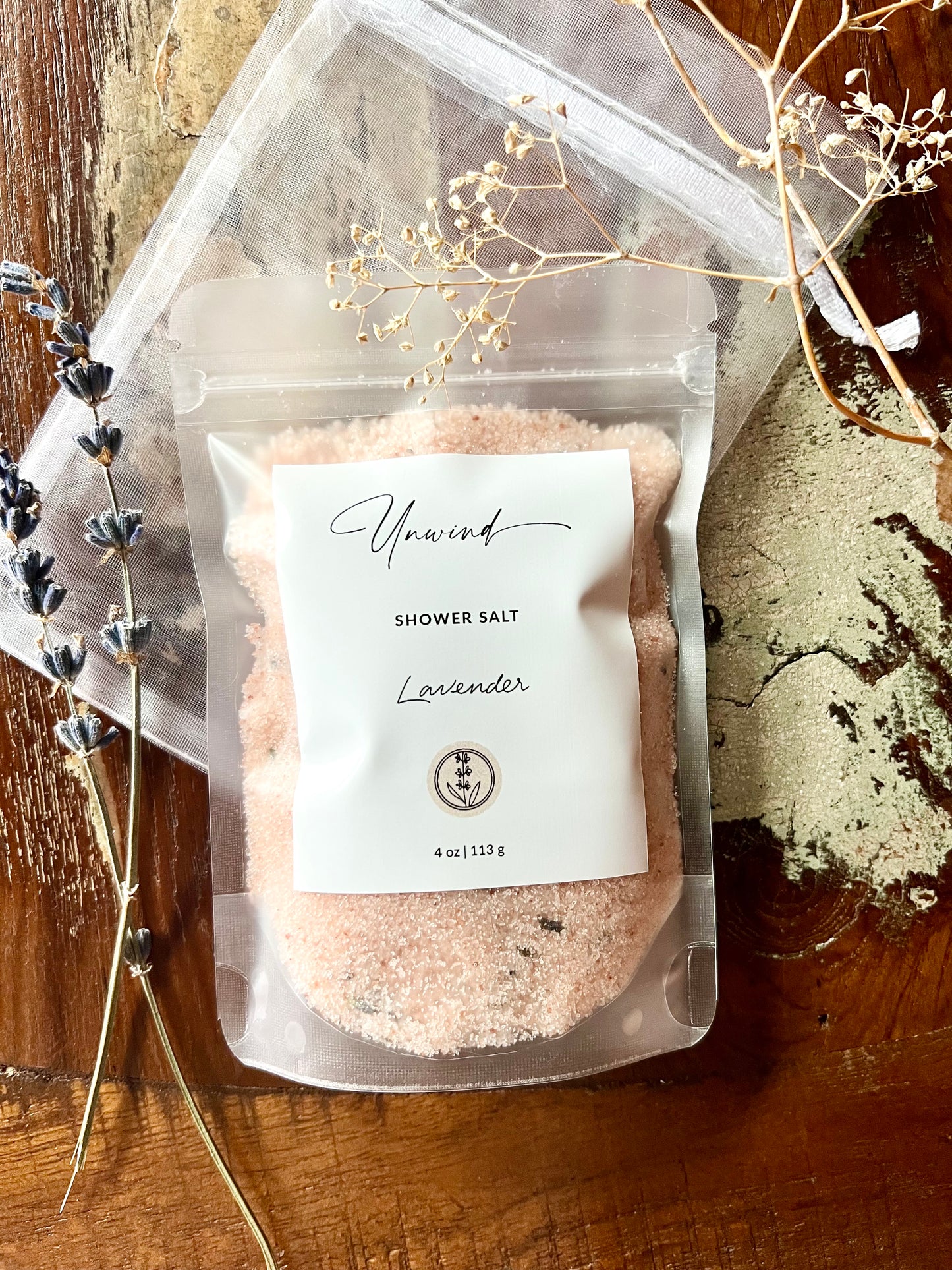 Lavender Shower Steamer Salt