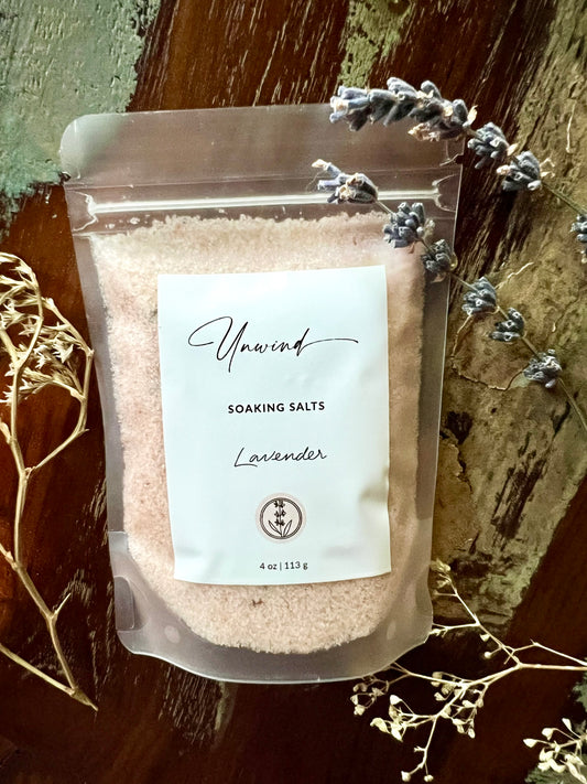 Lavender Soaking Salts