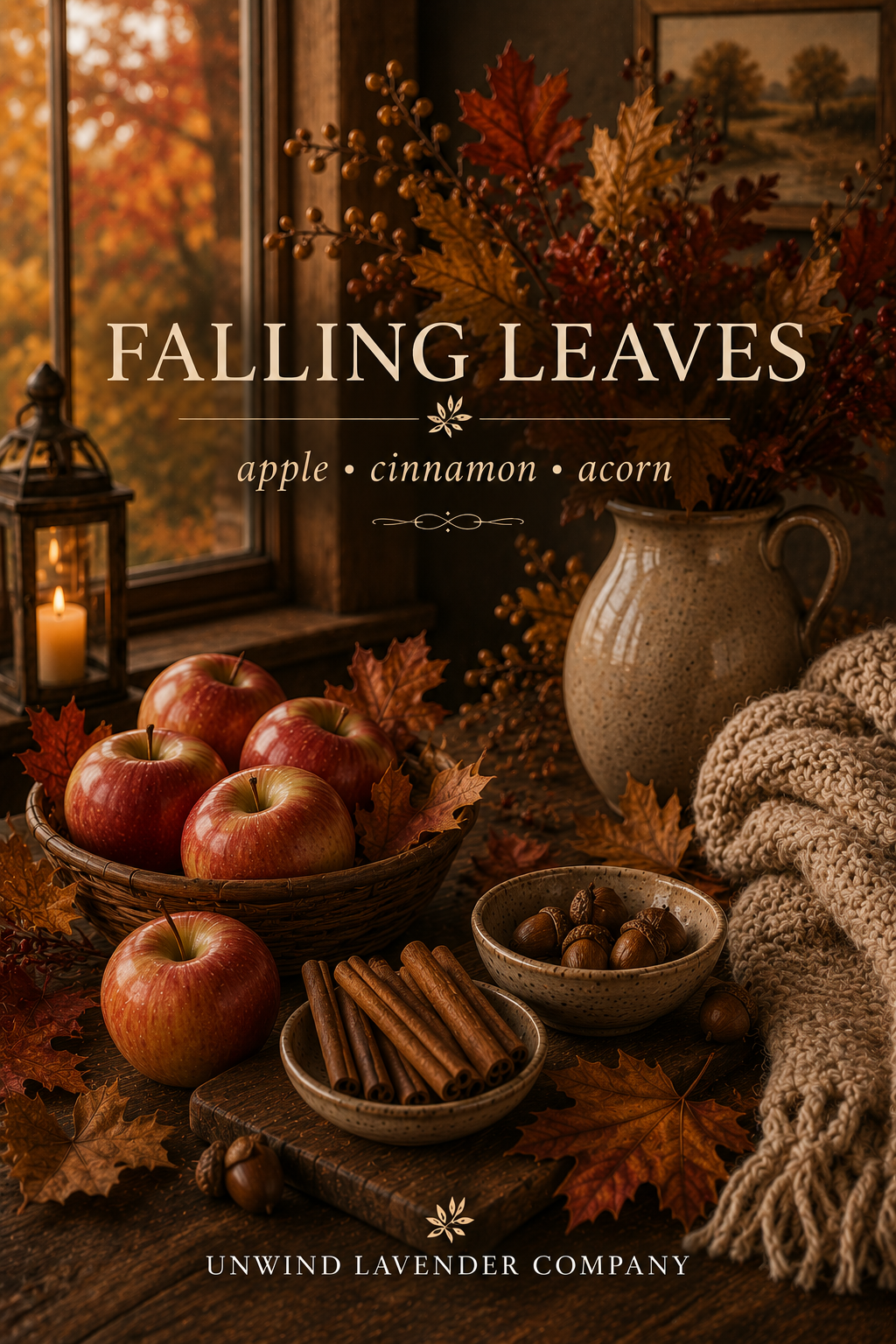 Falling Leaves Soy Candle