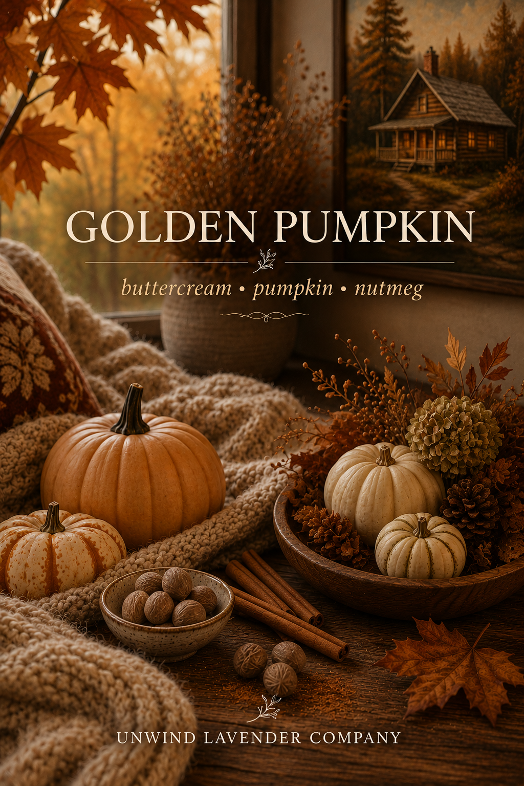 Golden Pumpkin Soy Candle