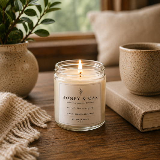 Honey & Oak Soy Candle
