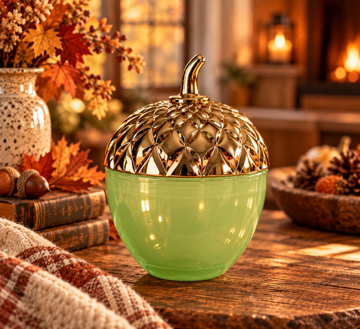 Celadon Acorn Candle | Limited Fall Collection