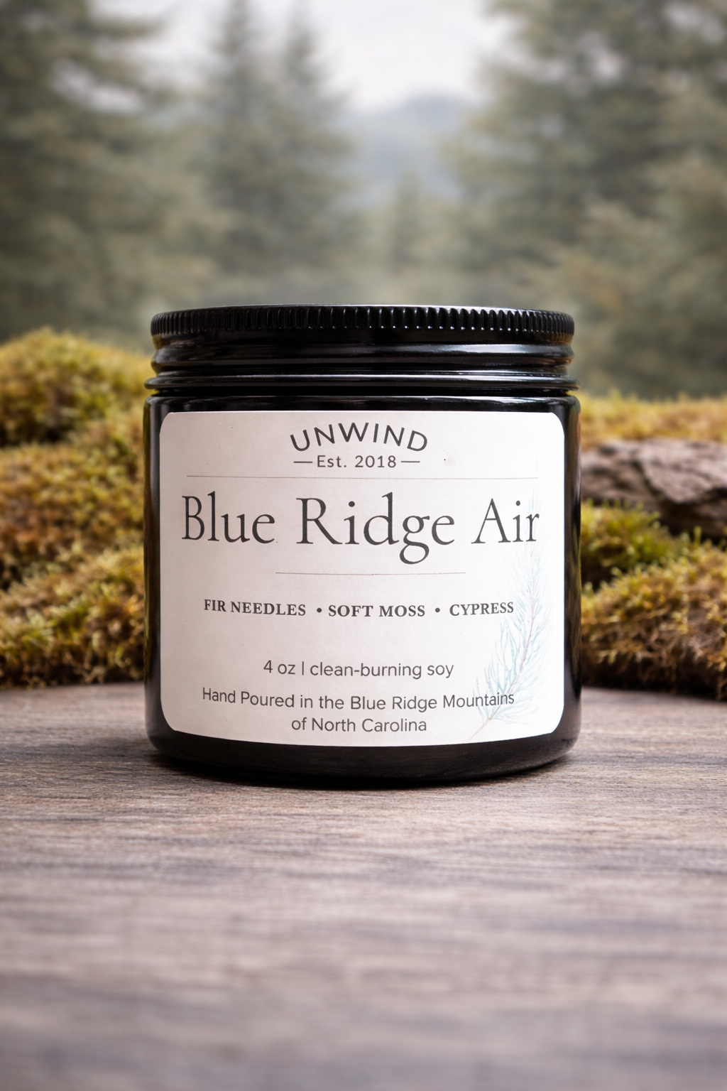 Blue Ridge Air 4-ounce soy wax candle