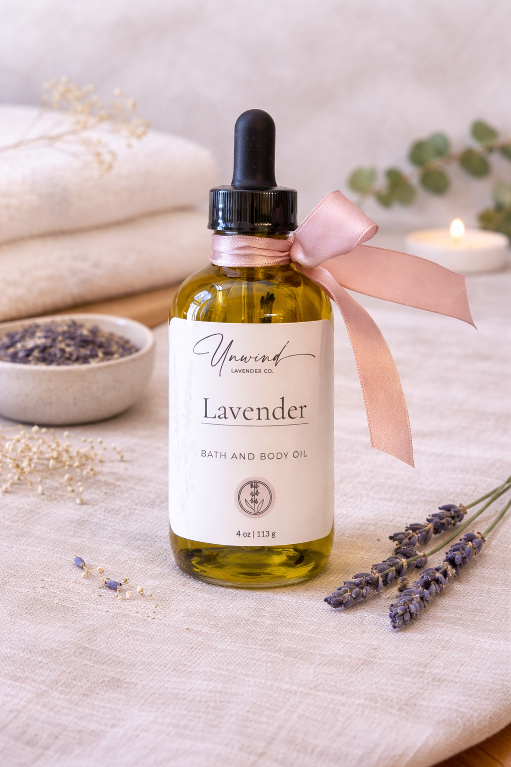 Lavender Bath and Body Oil