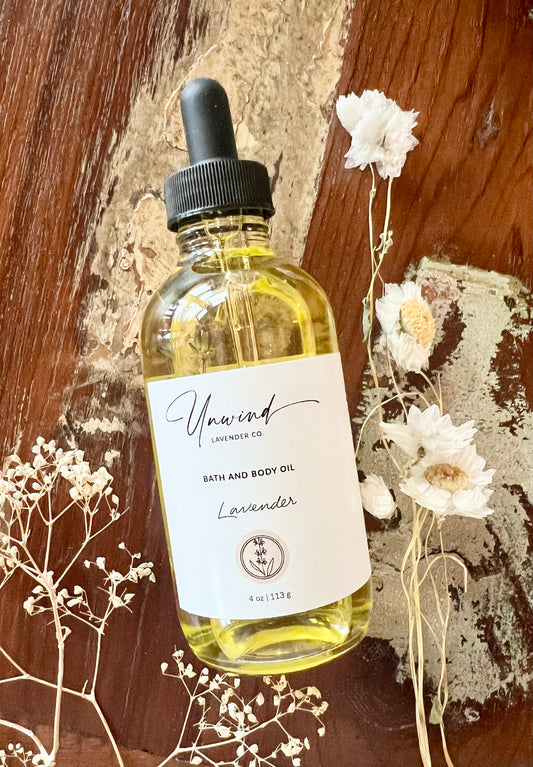 Lavender Bath and Body Oil