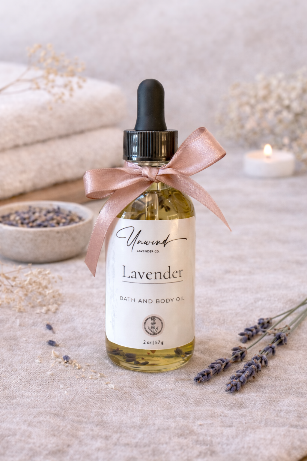 Lavender Bath and Body Oil