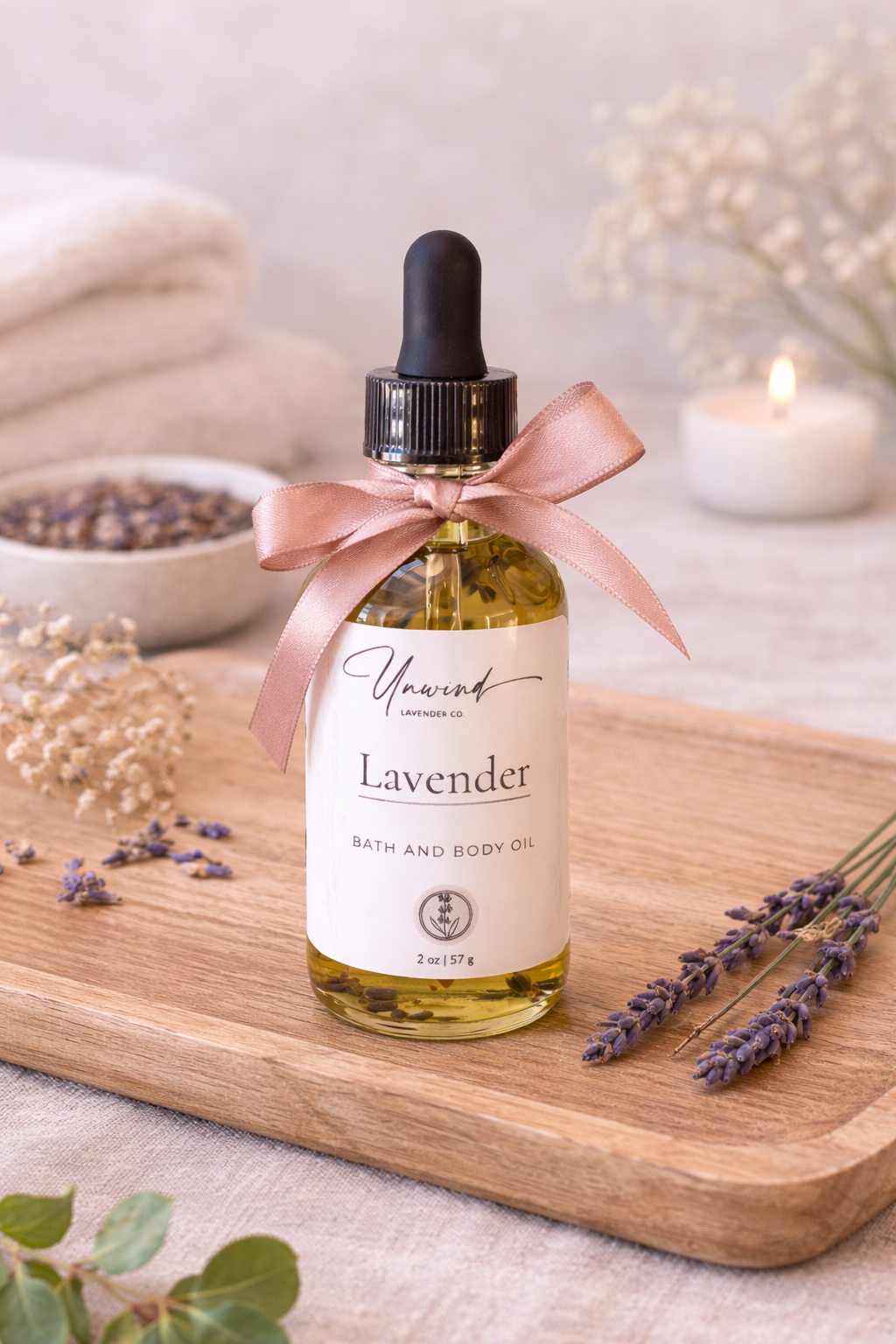 Lavender Bath and Body Oil