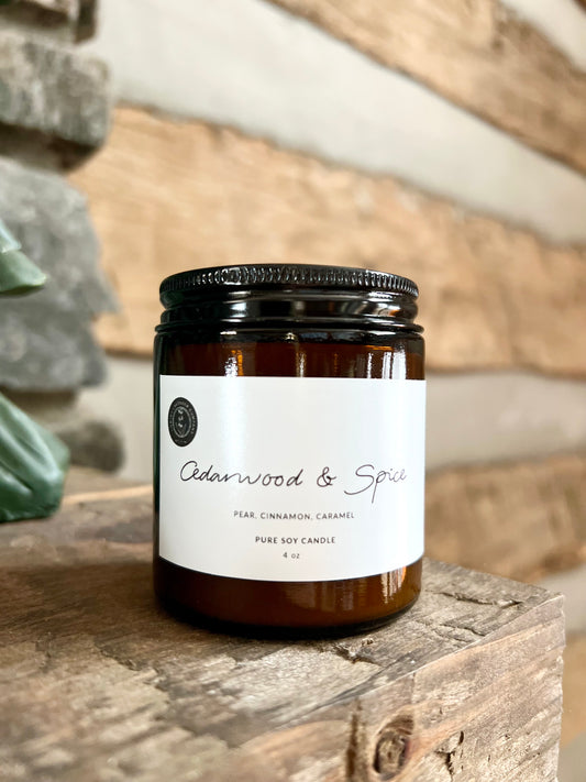 Cedarwood & Spice Soy Candle