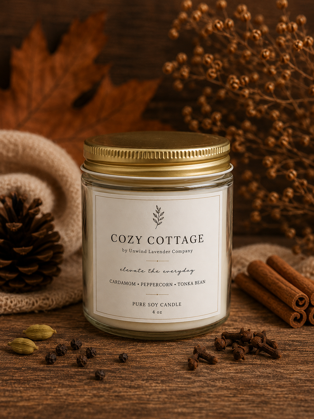 Cozy Cottage Soy Candle