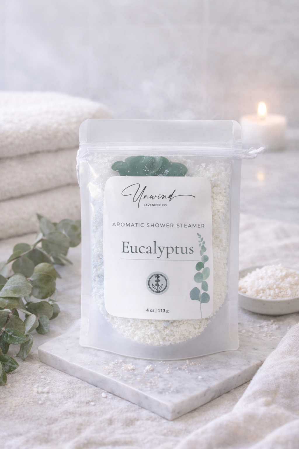Eucalyptus Shower Steamer Salt