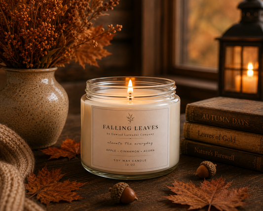 Falling Leaves Soy Candle