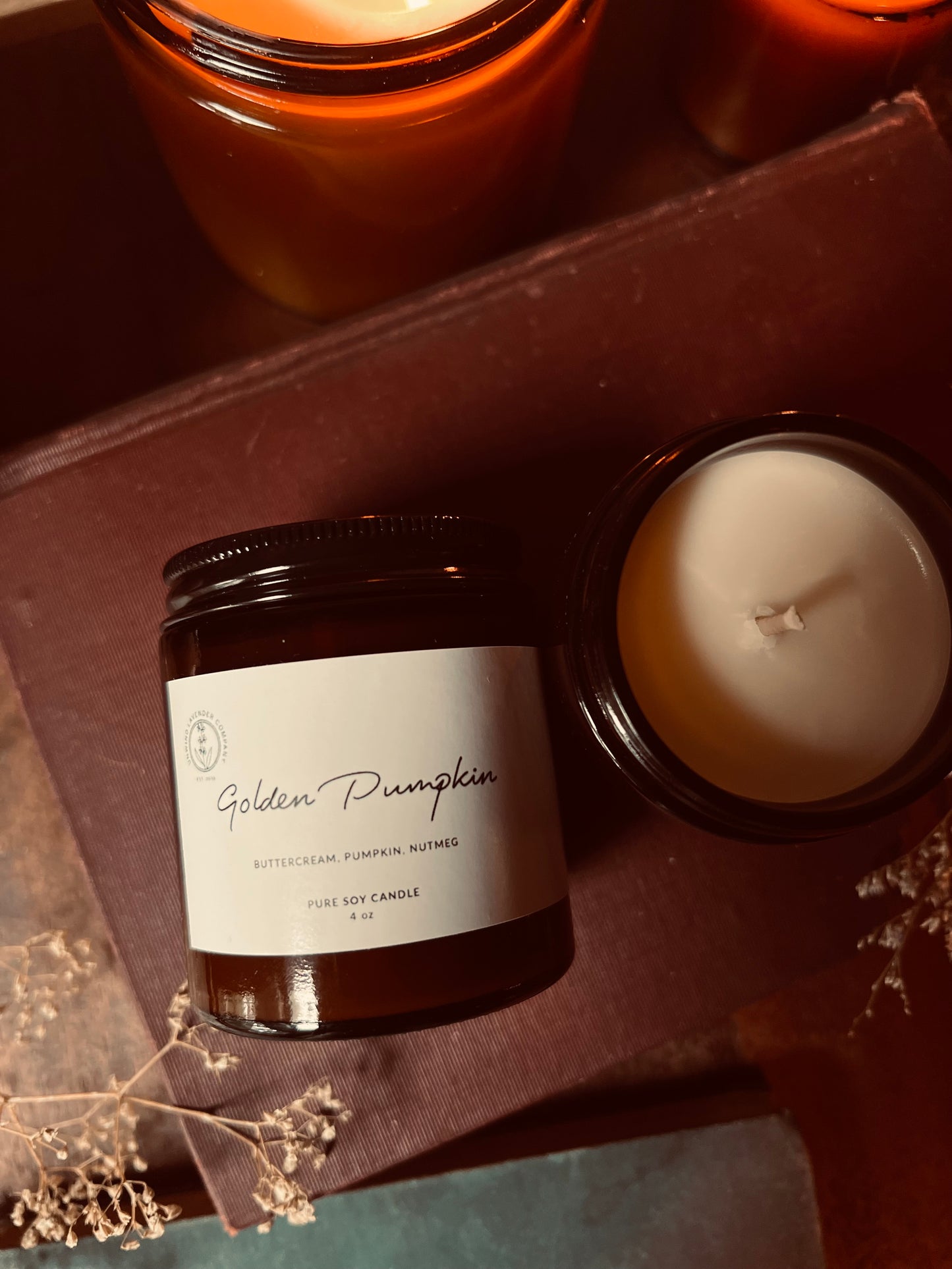 Golden Pumpkin Soy Candle