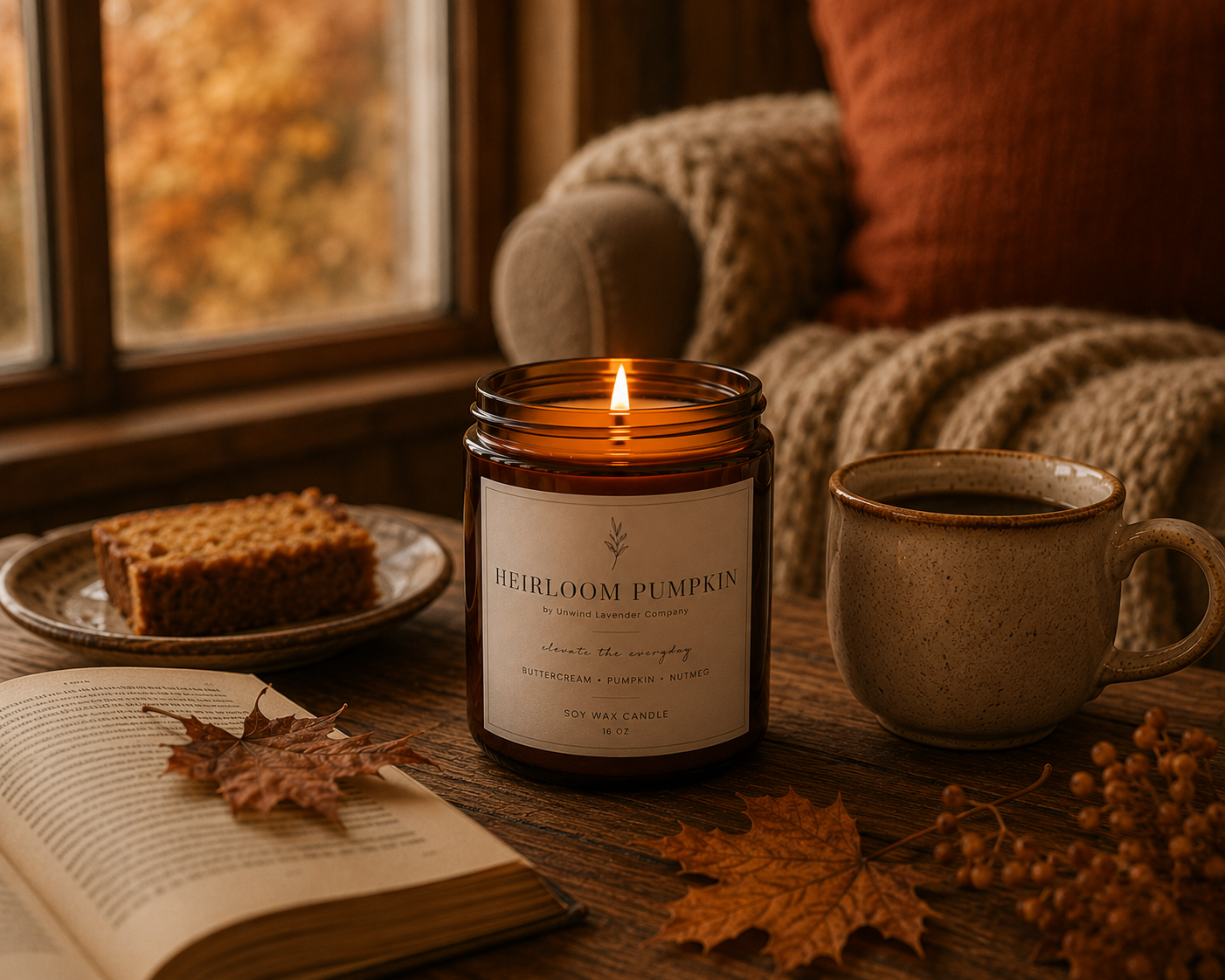 Golden Pumpkin Soy Candle