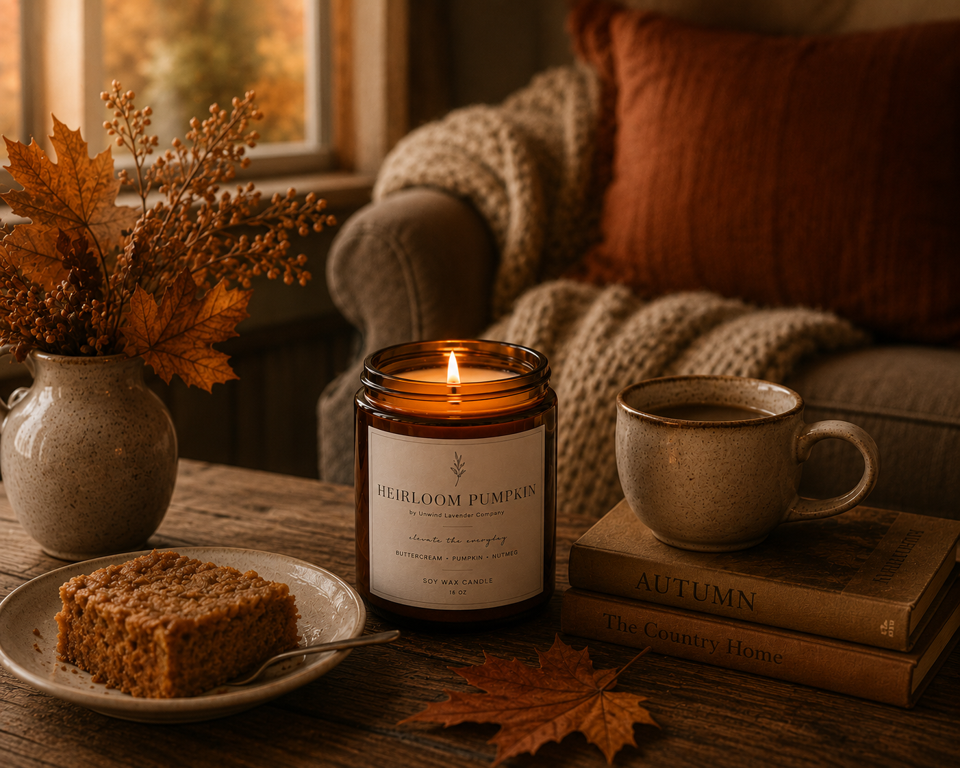 Golden Pumpkin Soy Candle