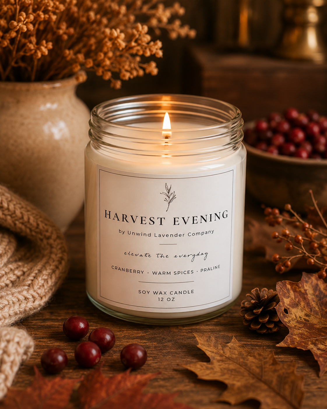 Harvest Evening Soy Candle