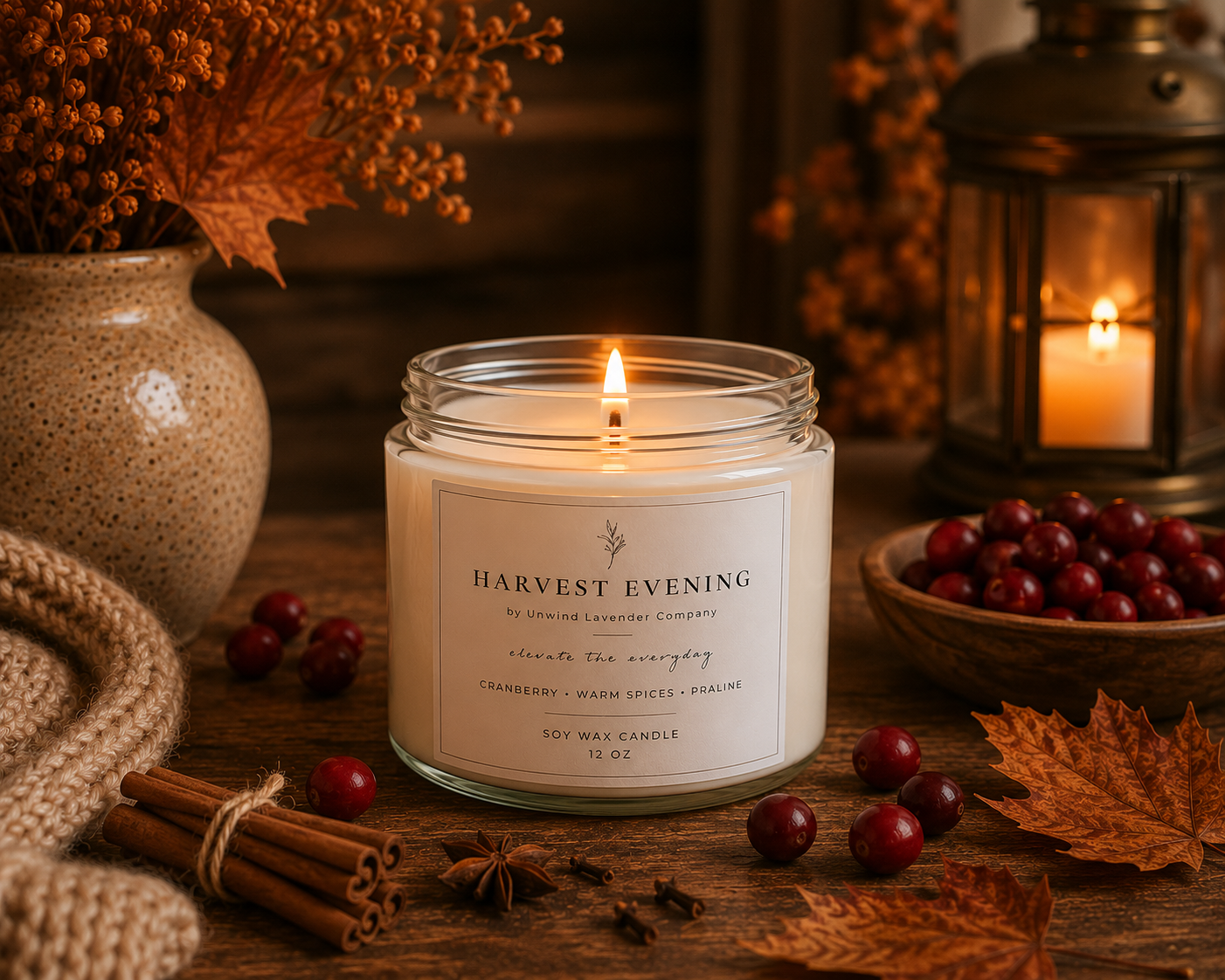 Harvest Evening Soy Candle