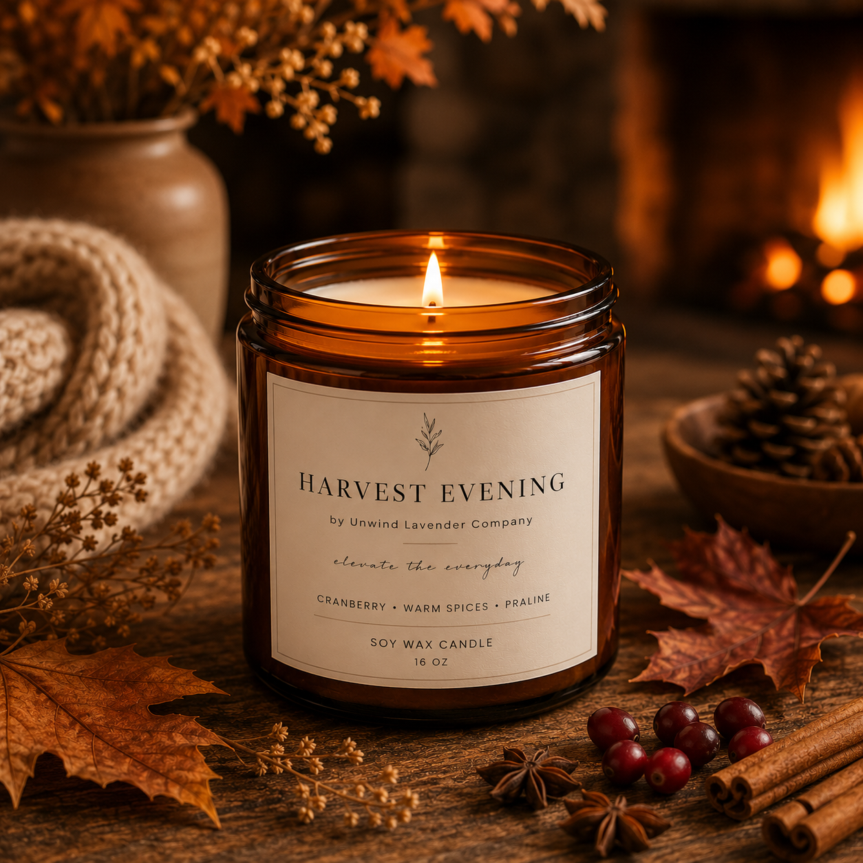 Harvest Evening Soy Candle