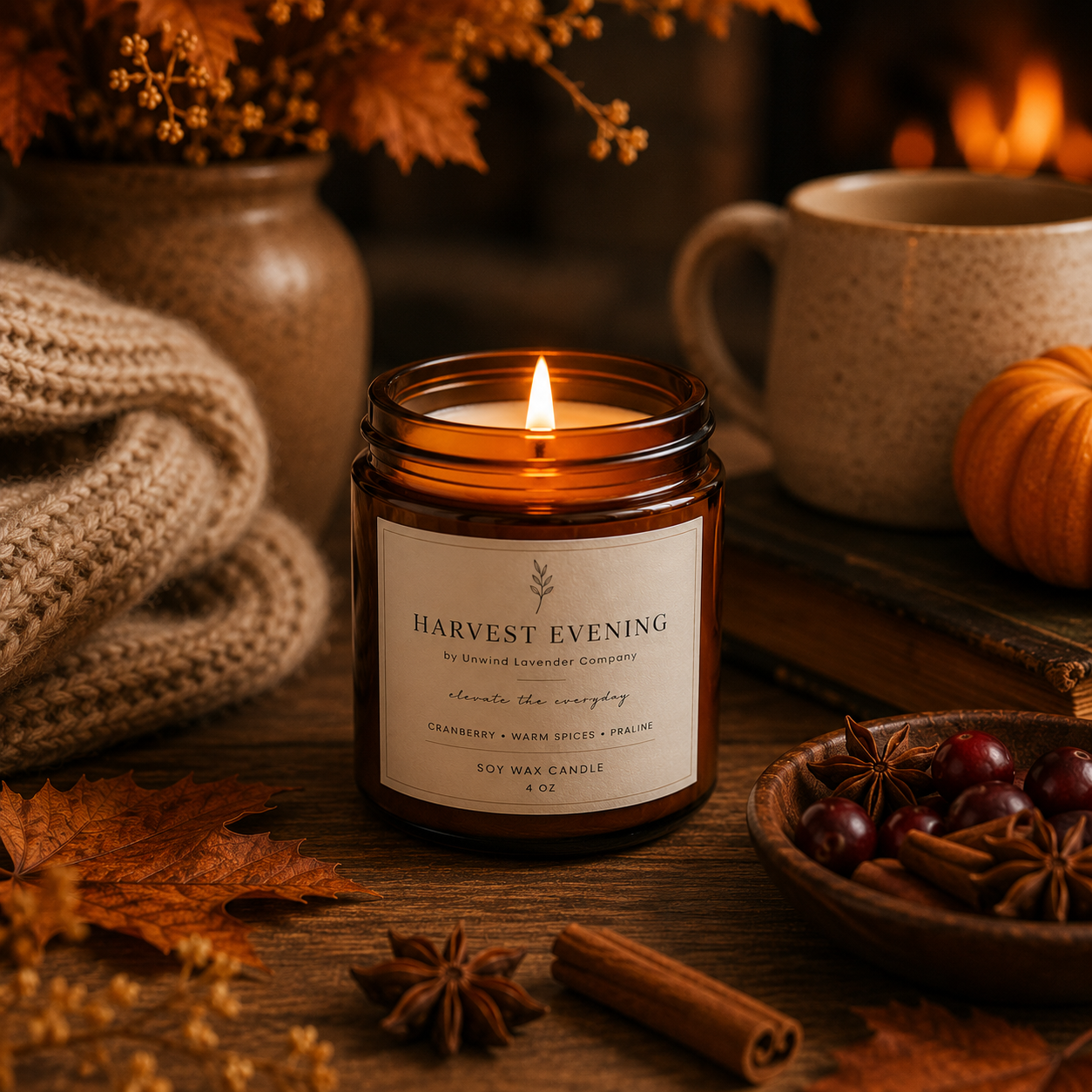Harvest Evening Soy Candle