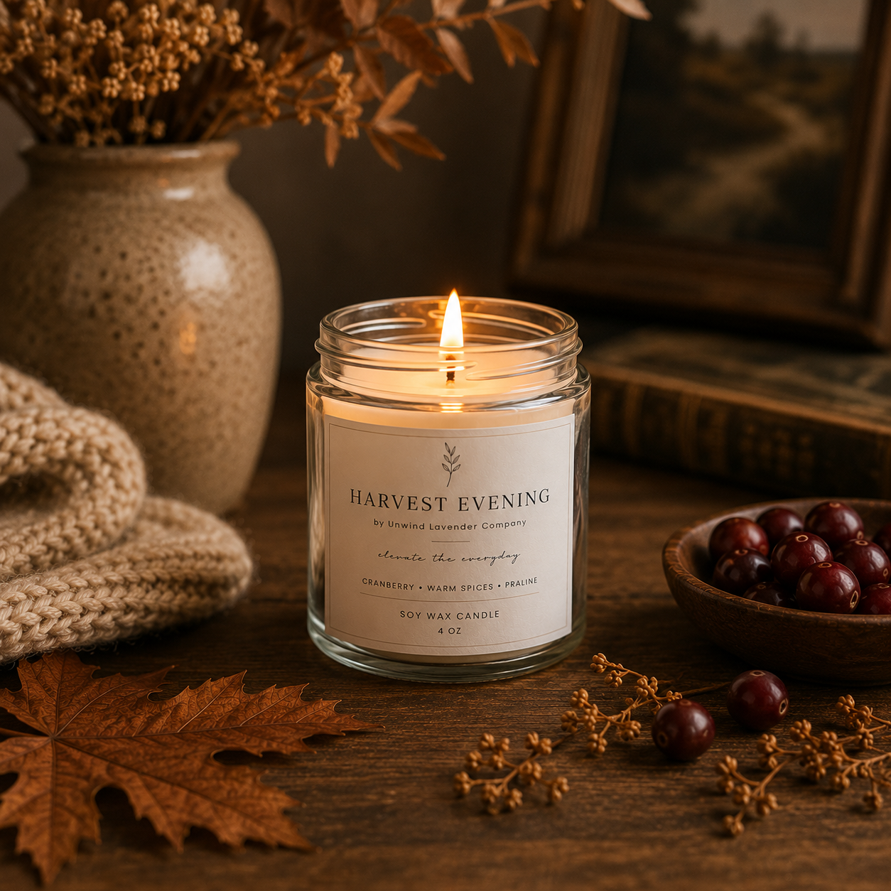 Harvest Evening Soy Candle
