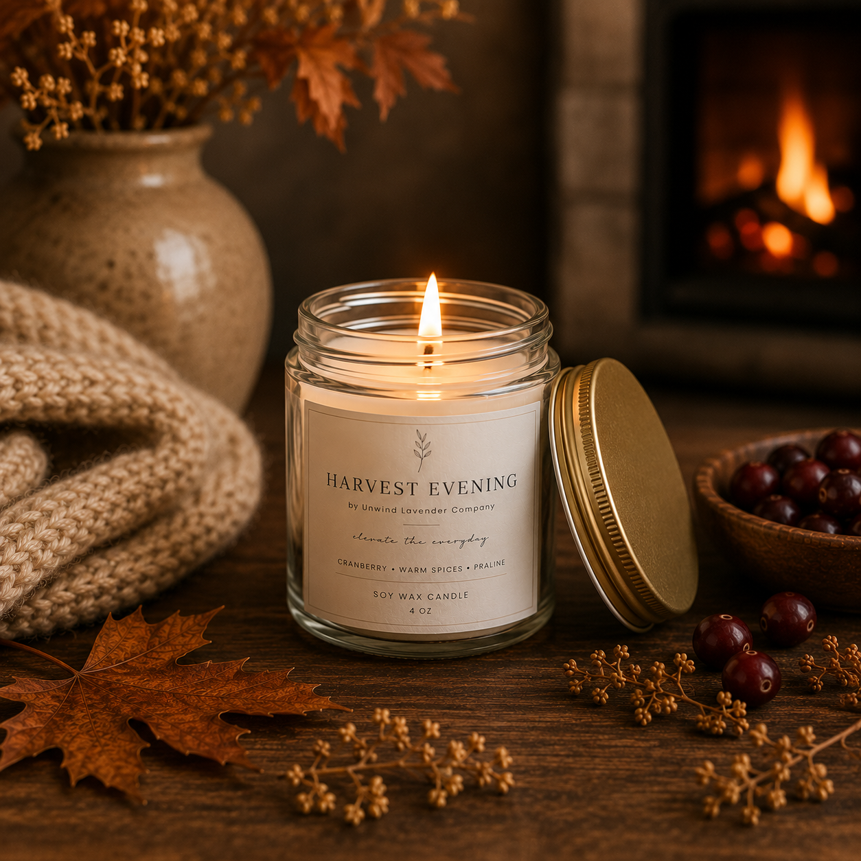 Harvest Evening Soy Candle