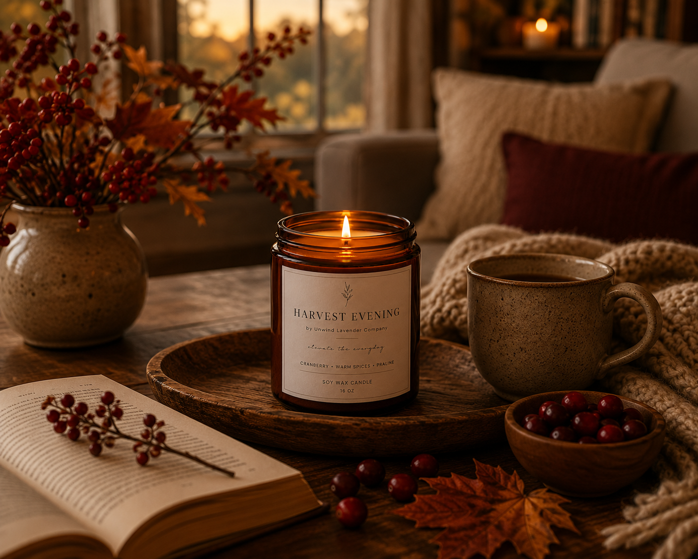 Harvest Evening Soy Candle