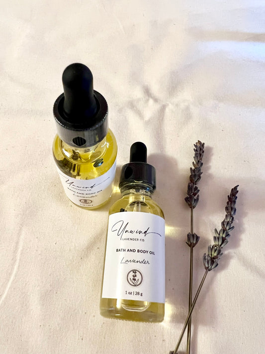 Lavender Bath and Body Oil | 1 oz