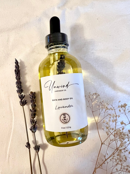 Lavender Bath and Body Oil