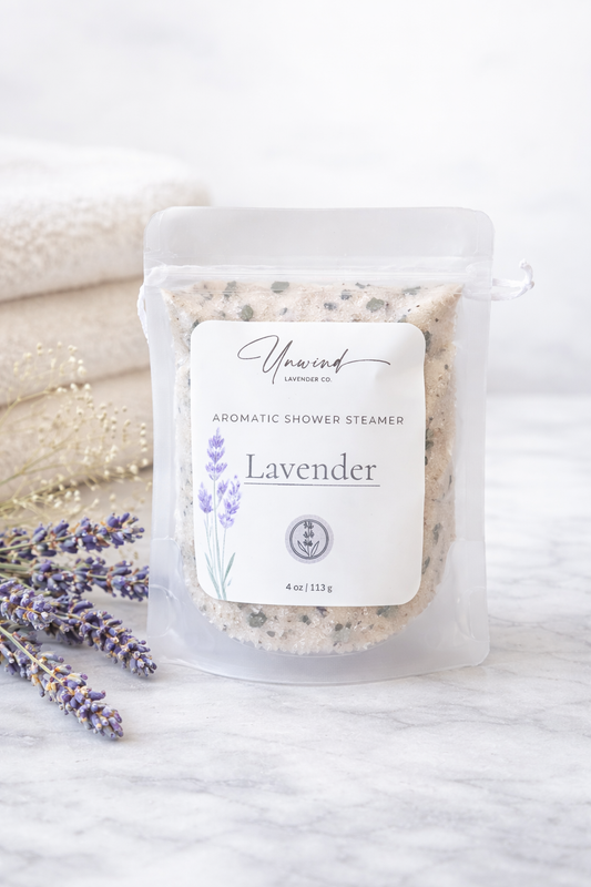 Lavender Shower Steamer Salt