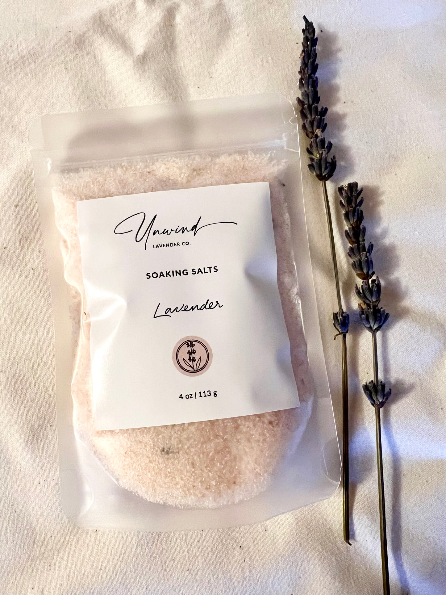 Lavender Soaking Salts