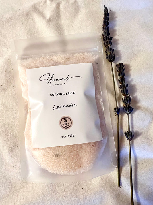 Lavender Soaking Salts | 4 oz