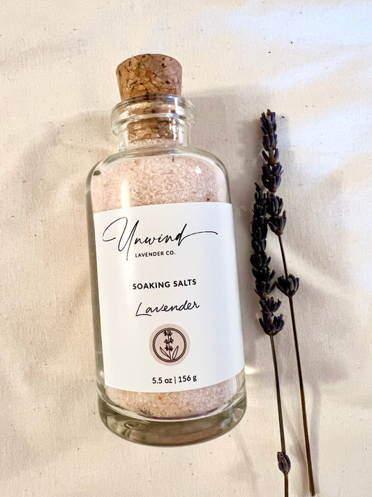 Lavender Soaking Salts | 5.5 oz