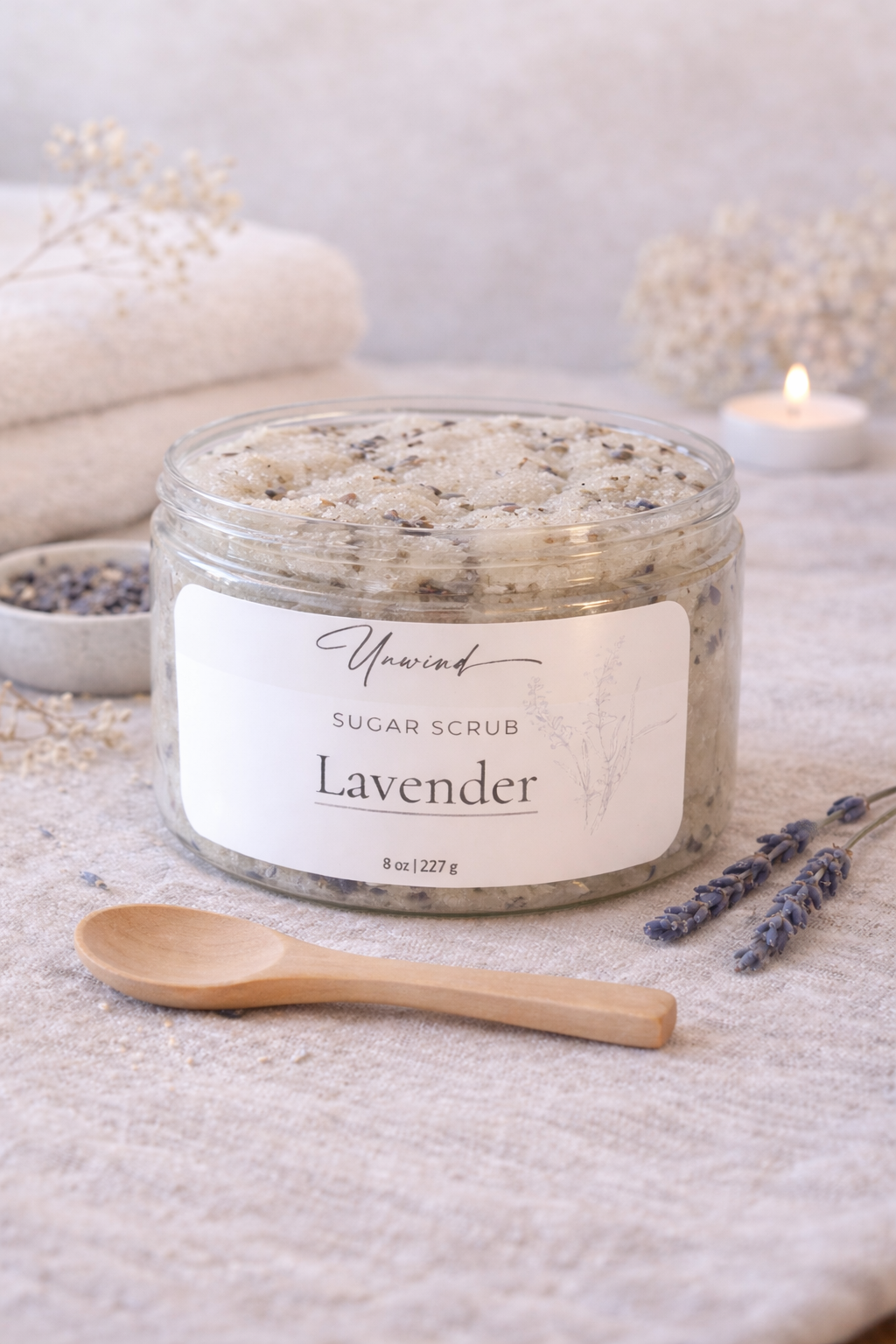 Lavender Sugar Scrub