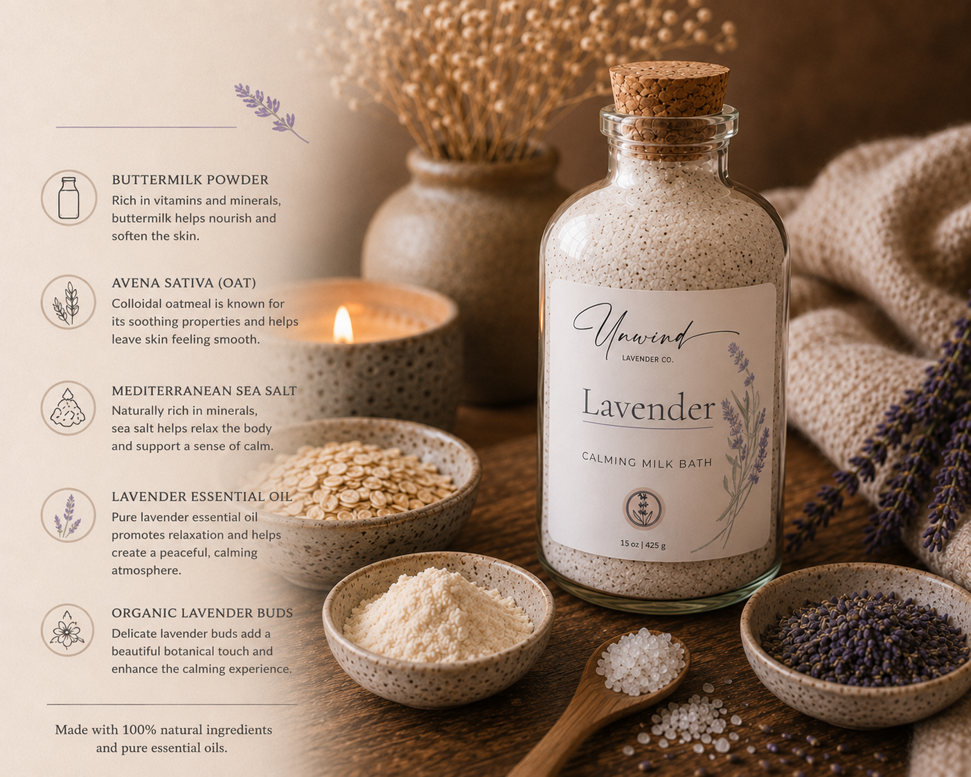 Lavender Milk Bath