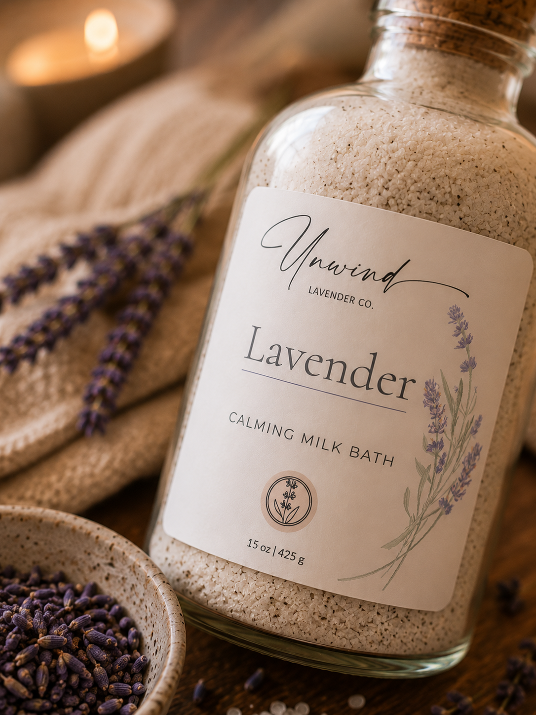 Lavender Milk Bath