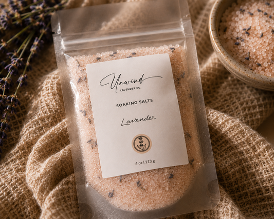 Lavender Soaking Salts | 4 oz