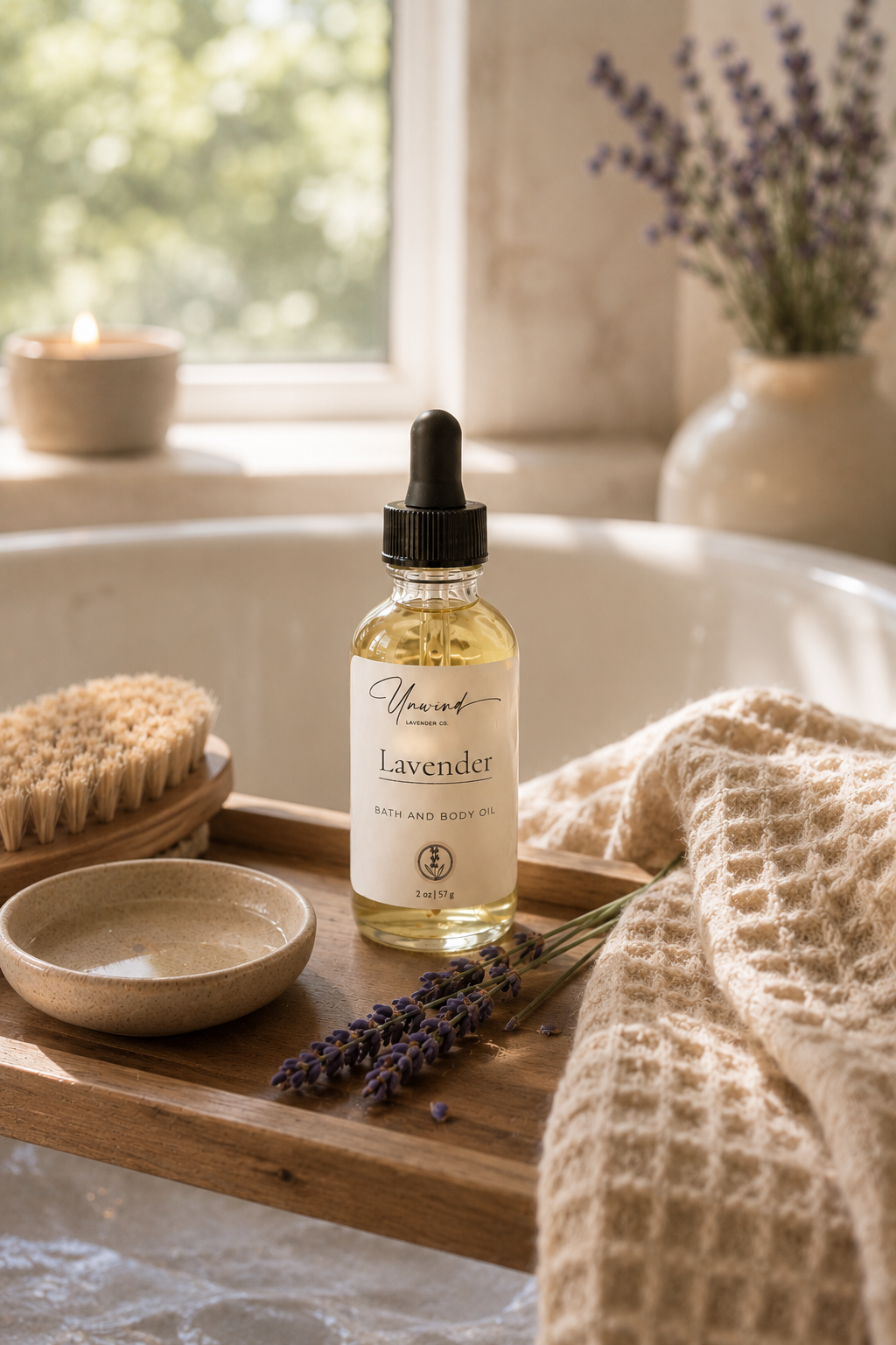 Lavender Bath and Body Oil