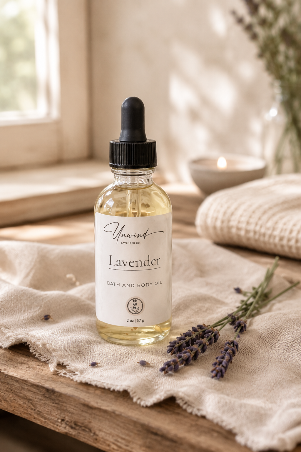Lavender Bath and Body Oil