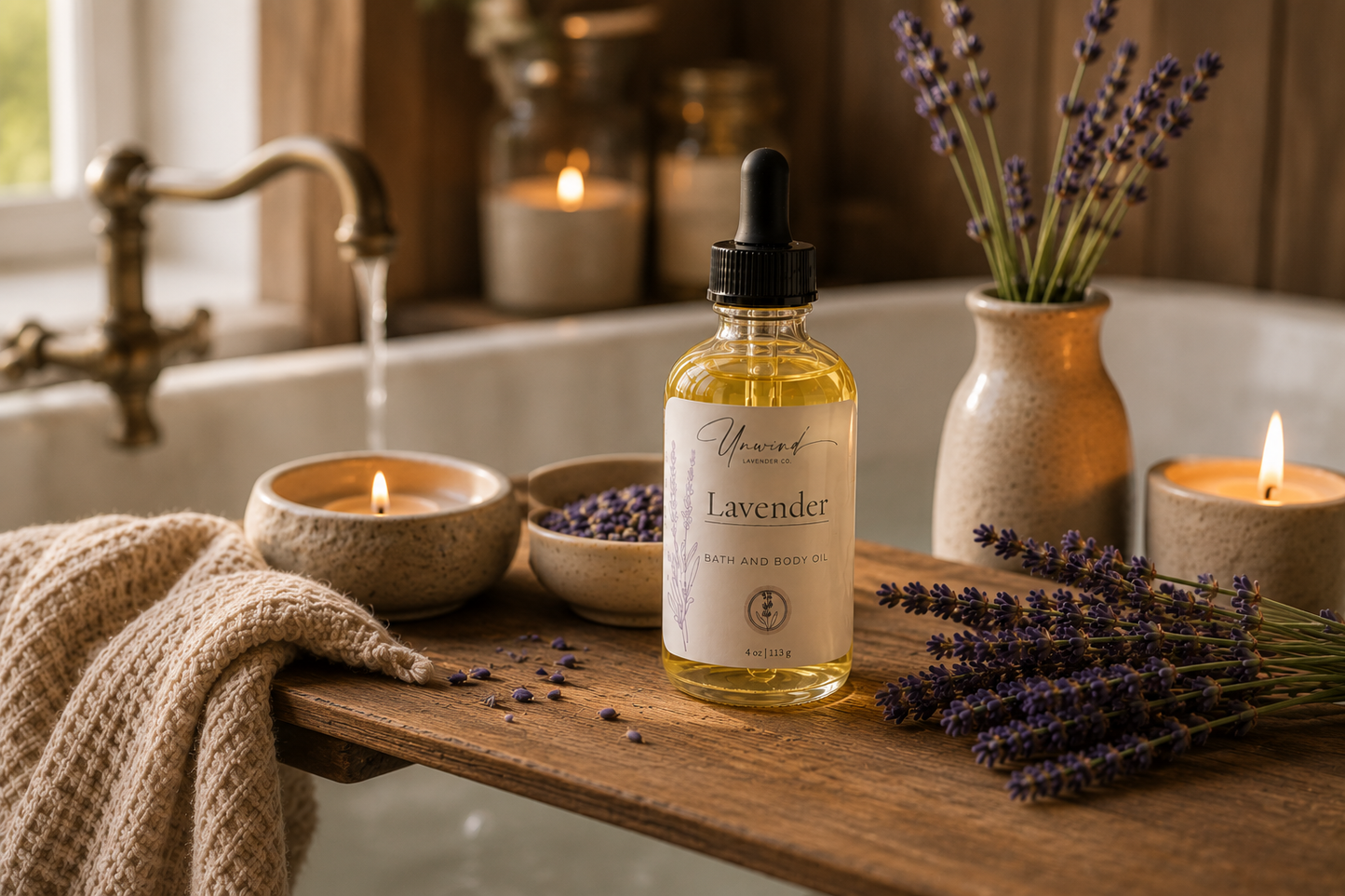 Lavender Bath and Body Oil