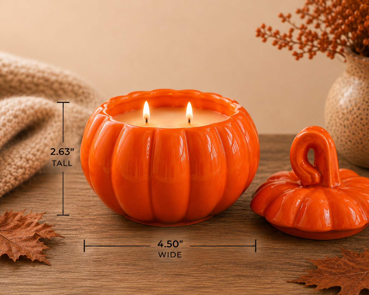 Harvest Pumpkin Candle | Limited Fall Collection