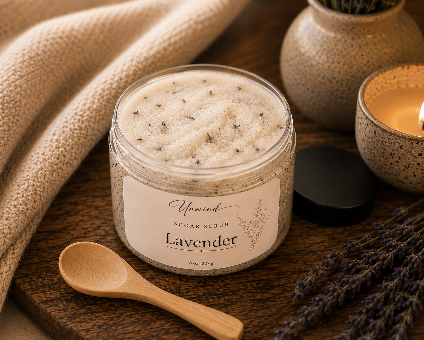 Lavender Sugar Scrub