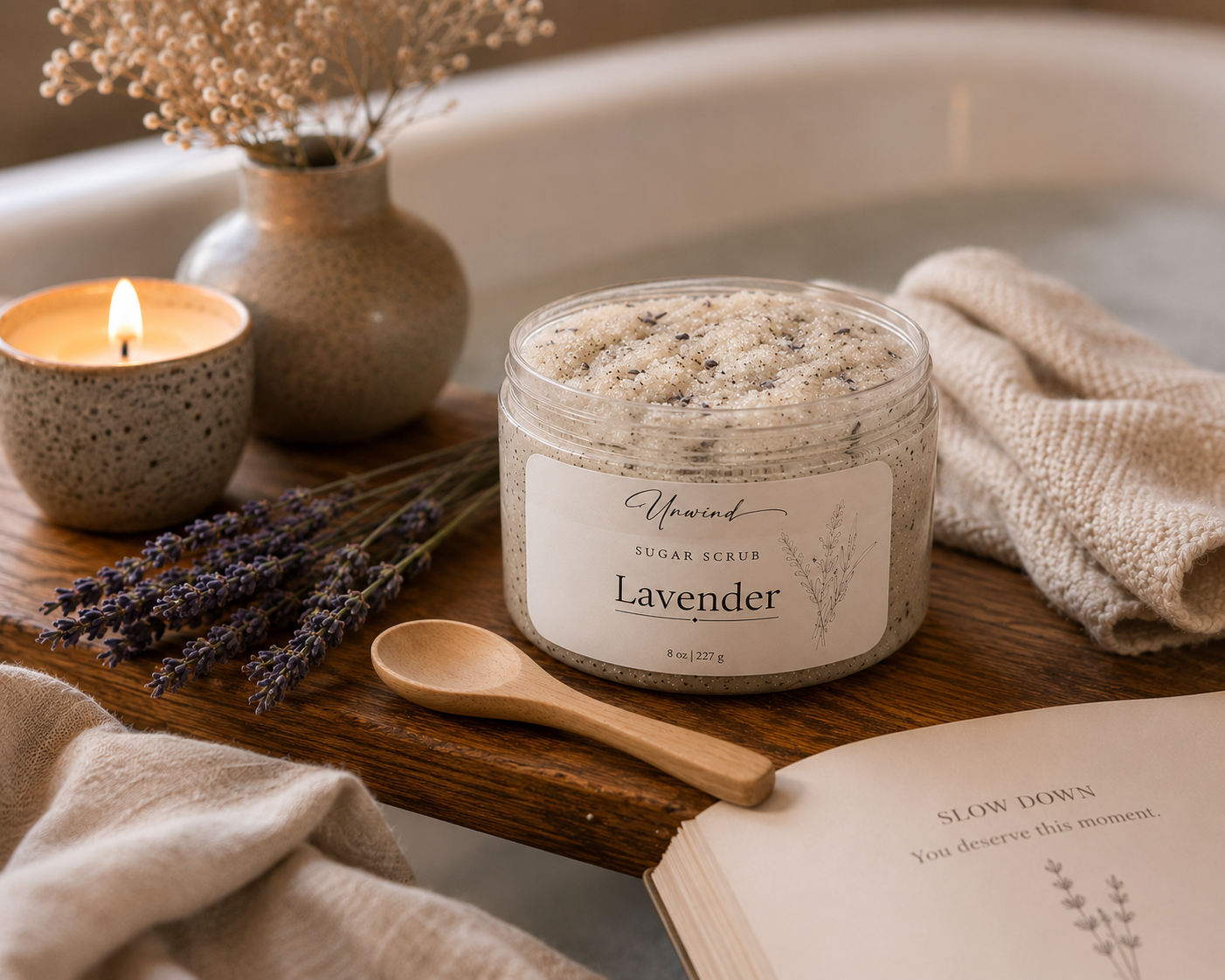 Lavender Sugar Scrub