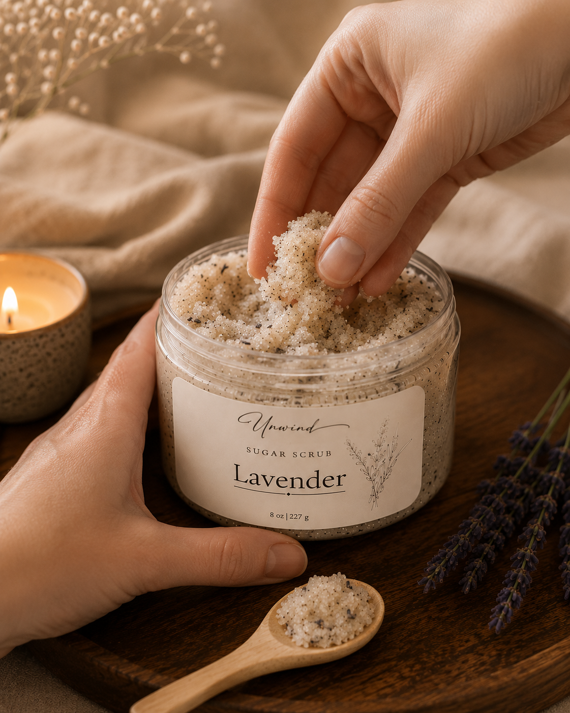 Lavender Sugar Scrub