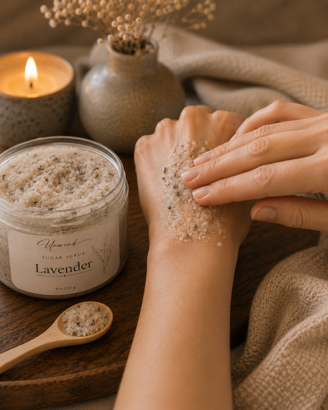 Lavender Sugar Scrub