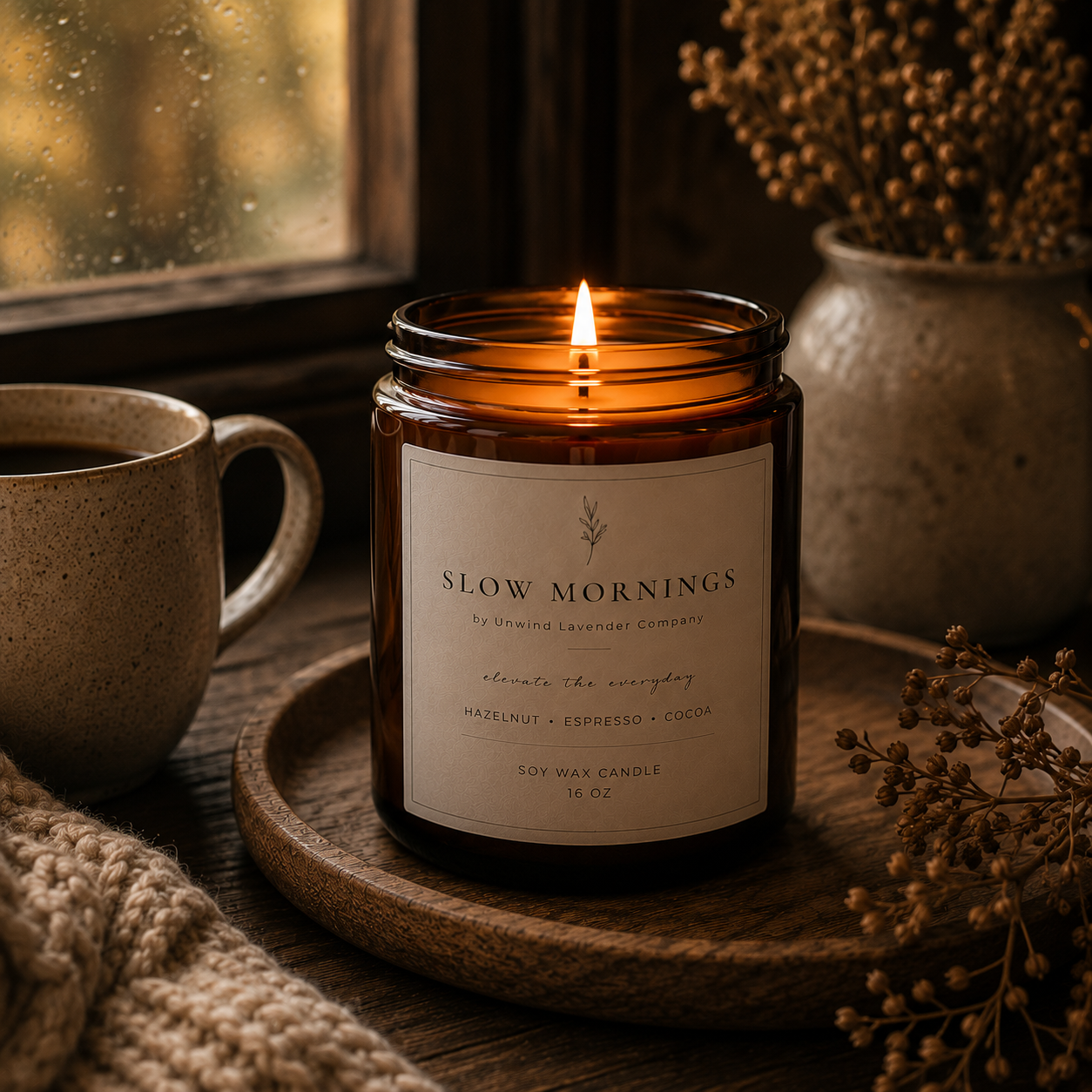 Slow Mornings Soy Candle