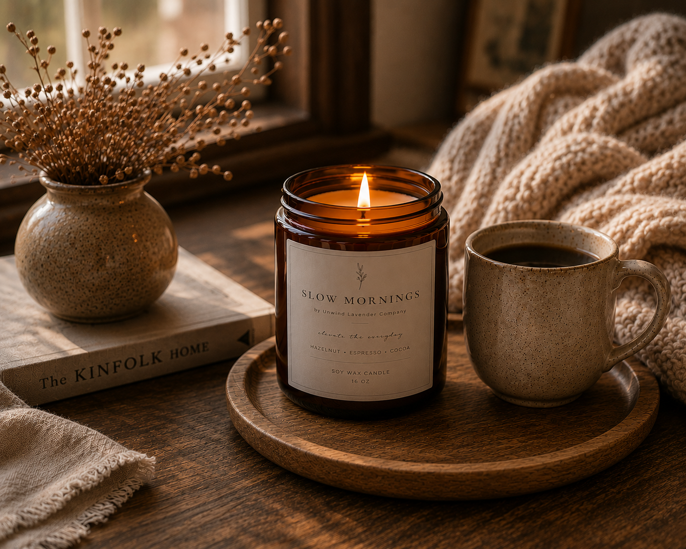 Slow Mornings Soy Candle